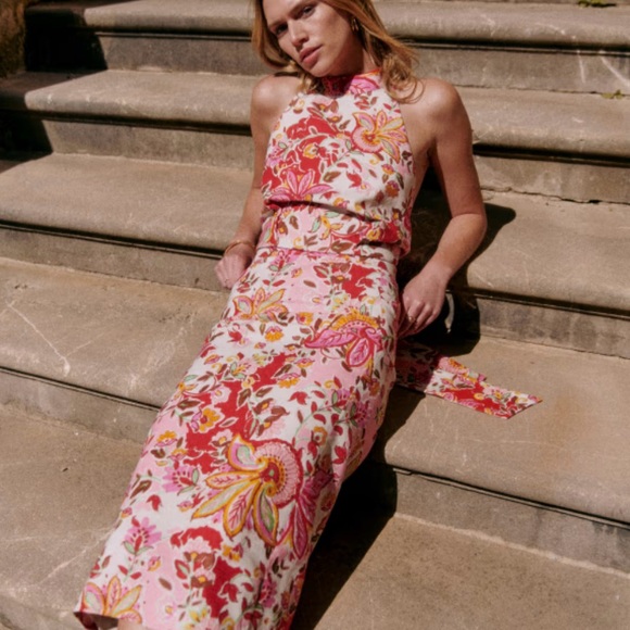 Sezane Tops - Sezane Vibrant Floral Blouse